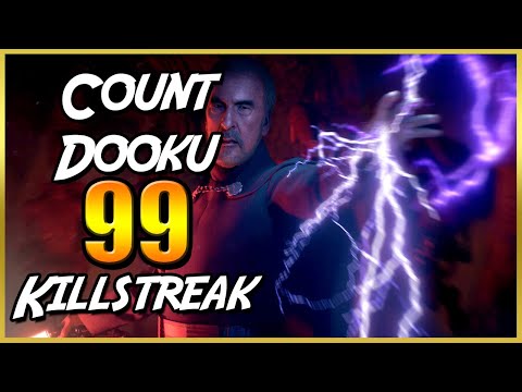 Starwars Battlefront 2- Count Dooku 99 Killstreak/Gameplay On Kashyyyk! [PS4]
