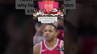 Kevin Garnett talks about calling Eric Gordon trash 😭 #funnyshorts #funny #nba #shorts