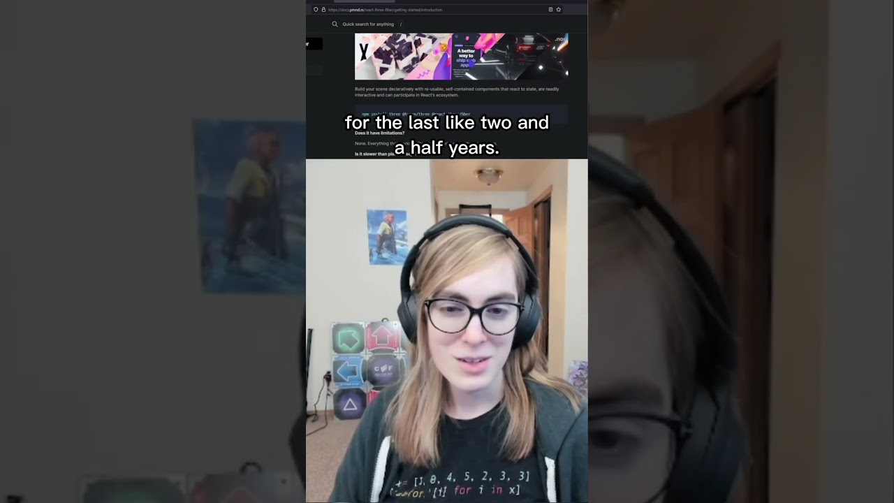Phaser with React or React Three Fiber?