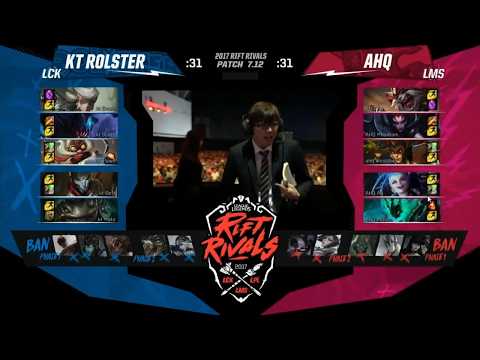 KT Deft (Jhin) vs AHQ AN (Jinx) Highlights | 2017 Rift Rivals: LCK vs LMS - Day 2