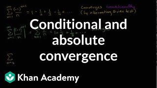Conditional and absolute convergence