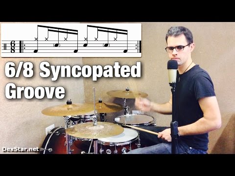 6/8 Syncopated Groove | Drum Lesson