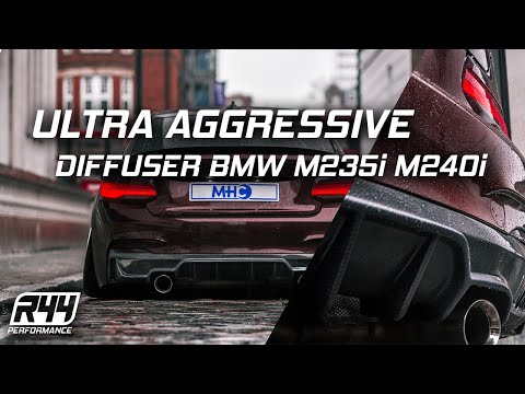 INSTALL GUIDE: Ultra Aggressive Rear Diffuser for BMW M235i & M240i