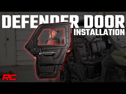 Can-am Defender 5/HD 7/HD 8/HD 9/HD Door Installation