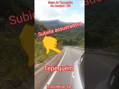 Forçando o carro ao extremo para conseguir subir em Tepequém #vlog  #shorts #turismo