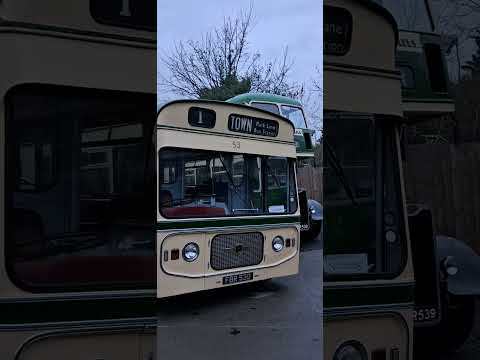 GOING TO TOWN IN STYLE IN 1966 !! A SINGLE DECKER AT BEAMISH.