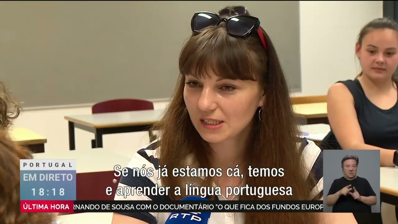 Ensino de Português para Ucranianos na ESGP