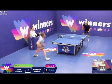 WINners CUP table 2  30.09 Syksa Aleksandr - Kolomiets Vladimir 13:00