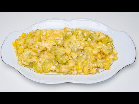 Zarangollo - Revuelto con huevo típico de la región de Murcia