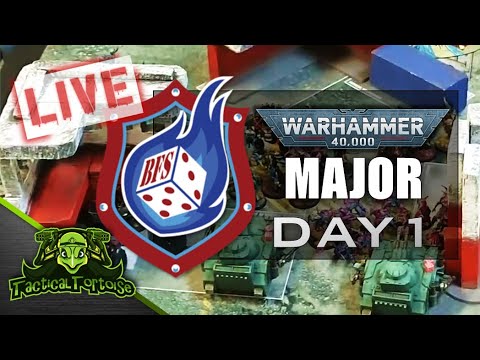 🔴Battle For Salvation 40k Major | Day 1 | Live Warhammer 40k Tournament Coverage