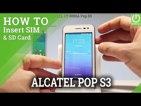 How to Insert SIM & SD in ALCATEL Pop S3 |HardReset.info