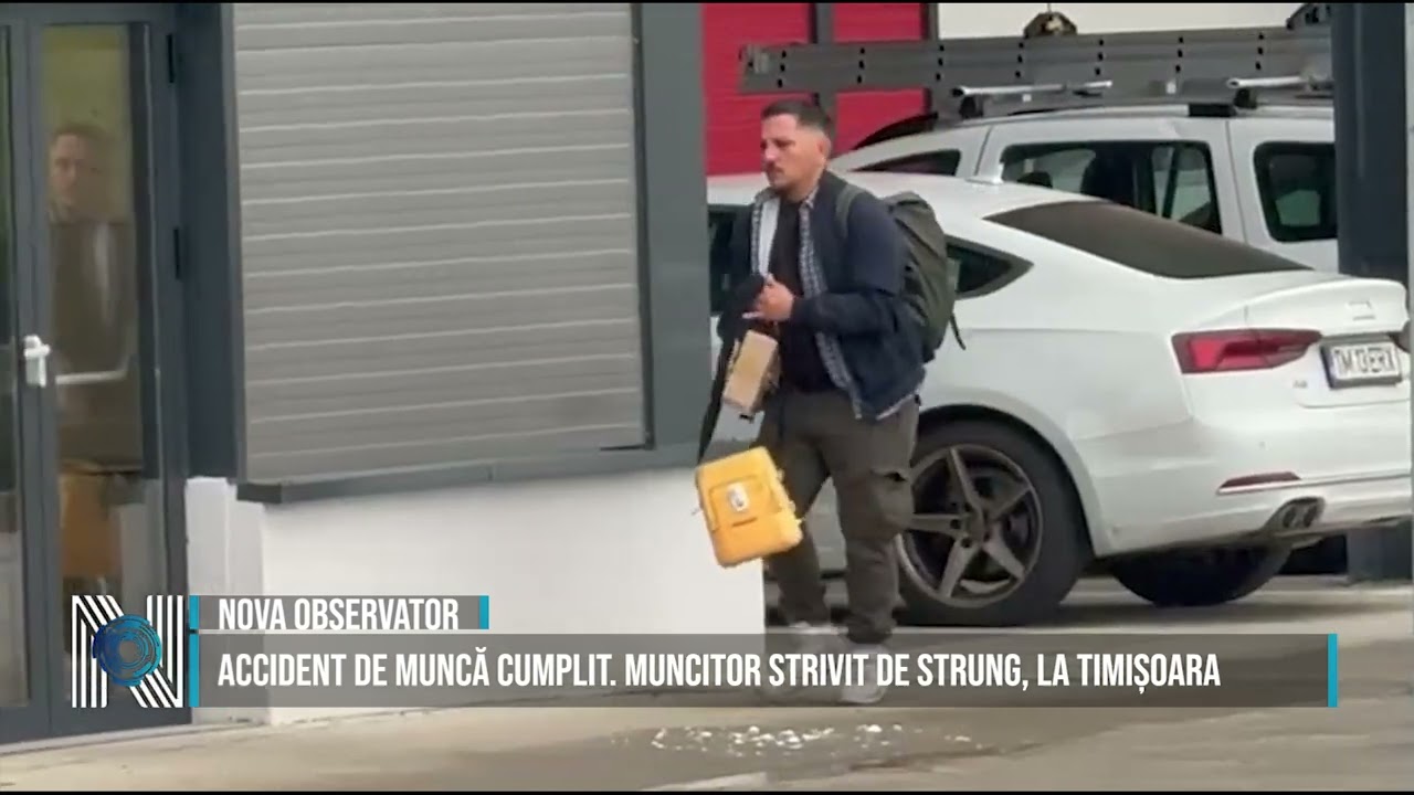 Accident de muncă cumplit. Muncitor strivit de strung, la Timișoara