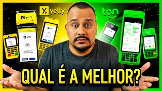 TON ou YELLY - Qual é a MELHOR MÁQUINA de Cartão em 2024? [COMPARATIVO SINCERO]