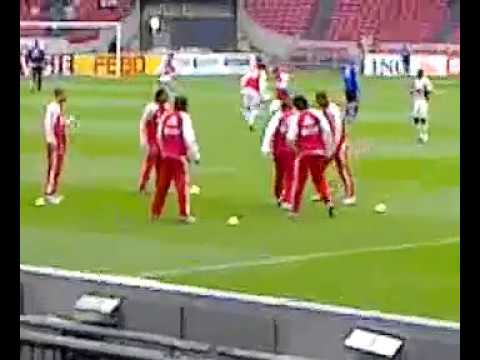 Ajax-Fc twente 0 -1 . 31-07-2010 in Arina Amsterdam was jarig  van danho 31-07-1998