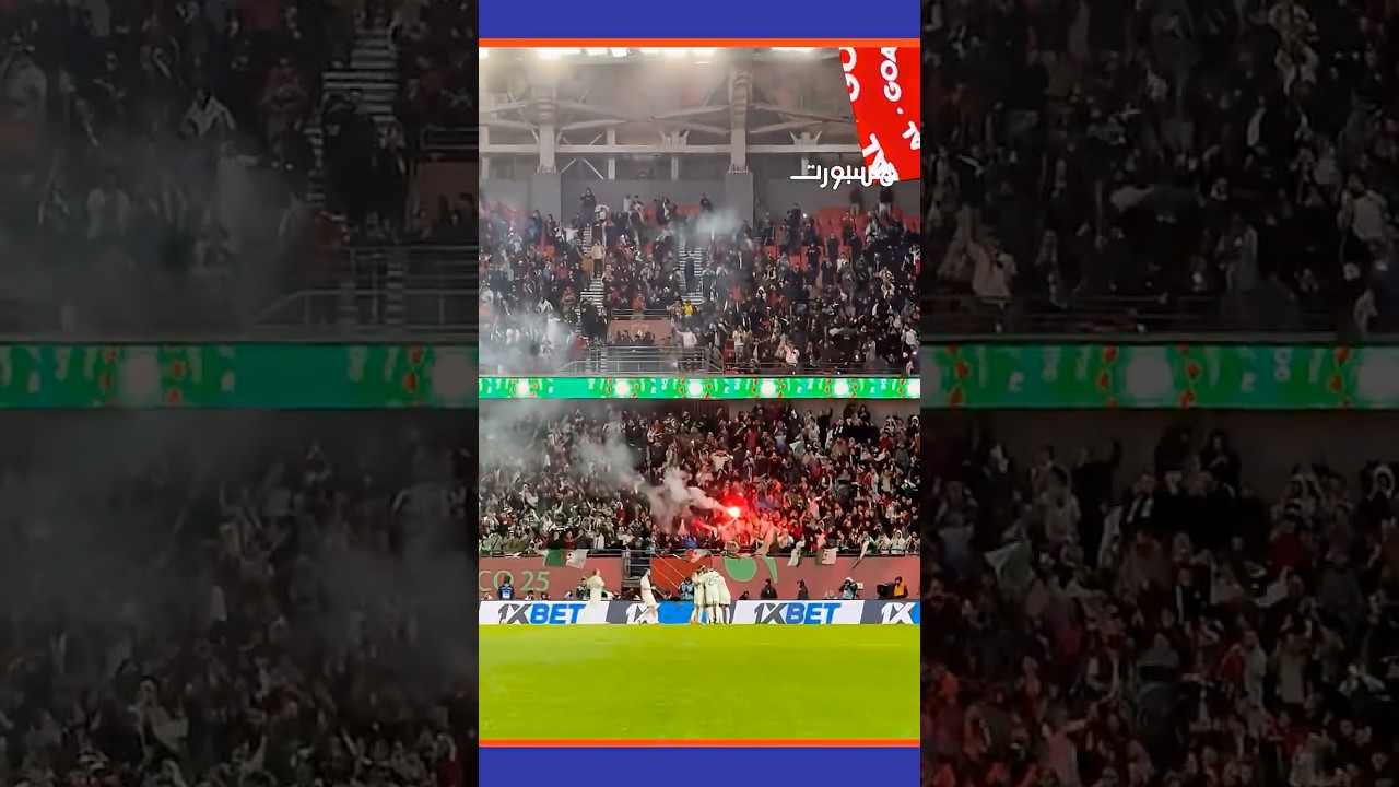 الهدف الأول للجزائر وفرحة عارمة للجماهير thumbnail
