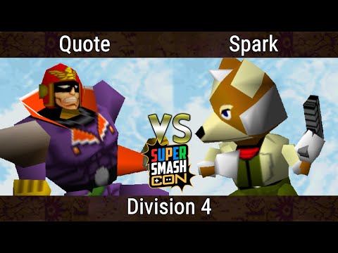 SSC 2023 - Quote (Captain Falcon) Vs. Spark (Fox) Smash Bros - SSB64