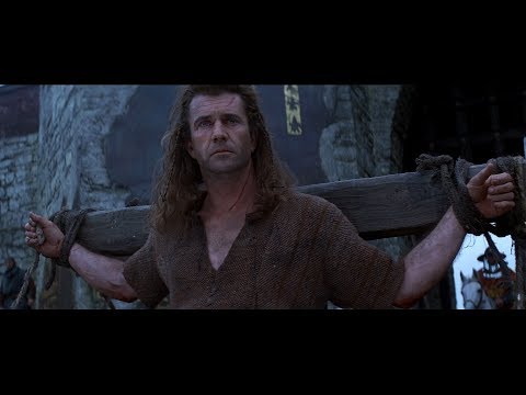 Выступление шутов. Уильяма Уоллеса выводят на площадь. HD
