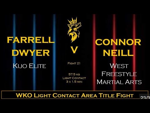 Battle of the North 3 - Farrell Dwyer - Kijo Elite v Connor Neill - WFMA