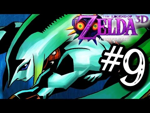 Majora's Mask 3D WALKTHROUGH Gameplay Part 9 - Great Bay Temple (3DS)