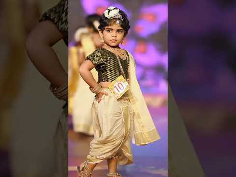 Onam cute kids traditionl models🔥🔥#kidswear #model #onam #shortvideo #shortsviral