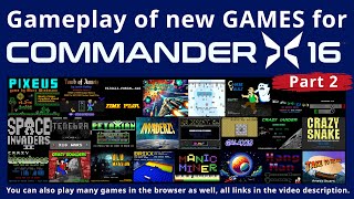 Commander X16 Games Part 2/2