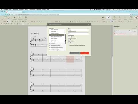 Noteflight Lektion 10 - Instrumente hinzufügen, löschen & Reihenfolge ändern