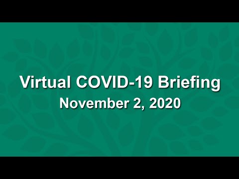Virtual COVID-19 Briefing - November 2, 2020