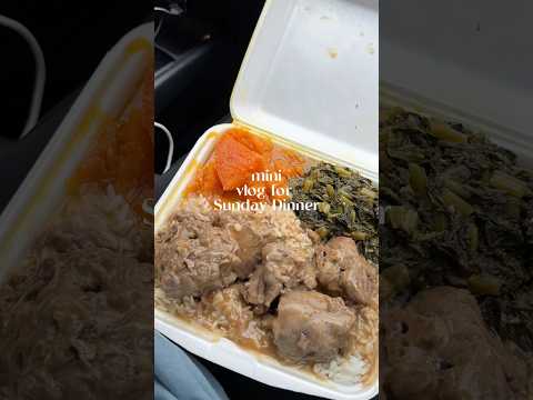 Sunday Soulfood Vlog Takeout #soulfood #shorts #trendingshorts #live #love #momlife #caregiver #fyp