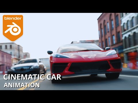 Cinematic Car Chase Animation - Blender Cycles