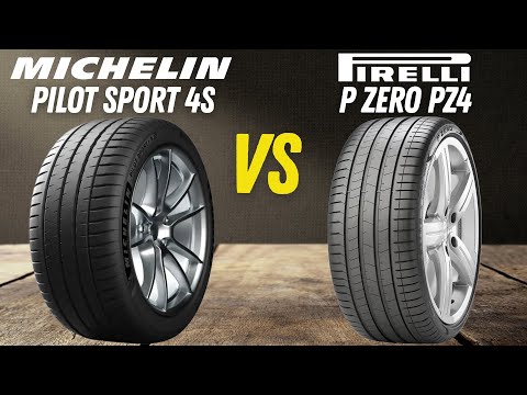Michelin Pilot Sport 4S vs Pirelli P Zero PZ4 – THE HIGH-PERFORMANCE TIRE FACE-OFF 2025