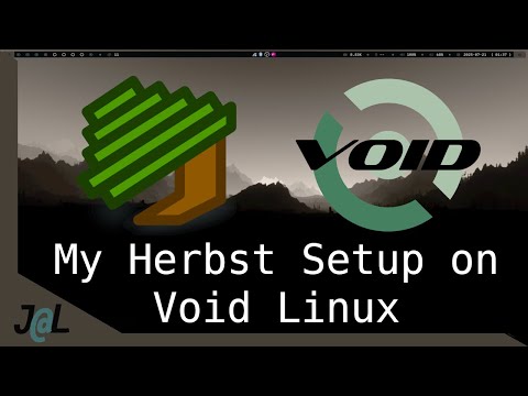 Herbstluftwm und Void Linux – ein himmlisches Paar.