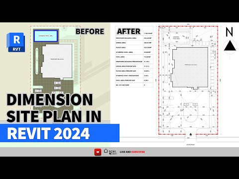 Dimension Site Plan in Revit (episode 2)