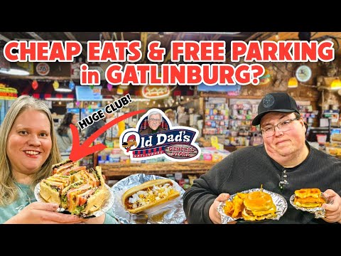 FREE Parking and Cheap Eats Exist in Gatlinburg! Old Dad’s General Store and Deli! FULL Review!