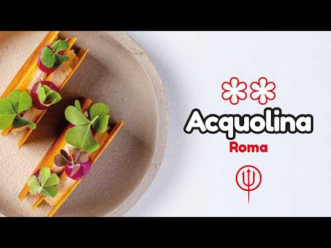 ⭐️⭐️ Cena da ACQUOLINA - 2 Stelle Michelin nel cuore di Roma