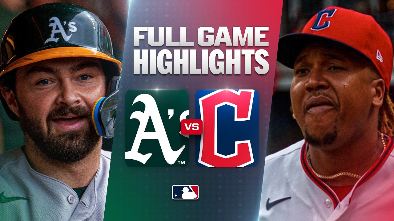 9월20일 오클랜드 클리블랜드 MLB 하이라이트