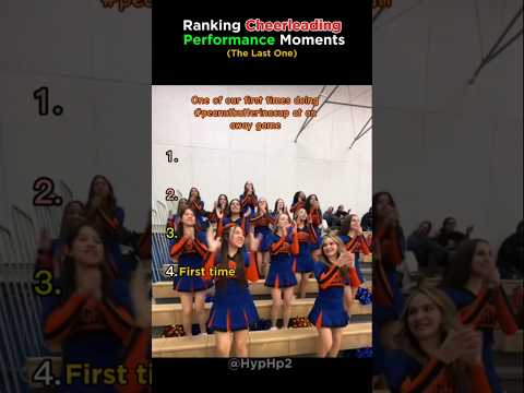 Ranking cheerleading performance moment #viral #shorts #tiktok