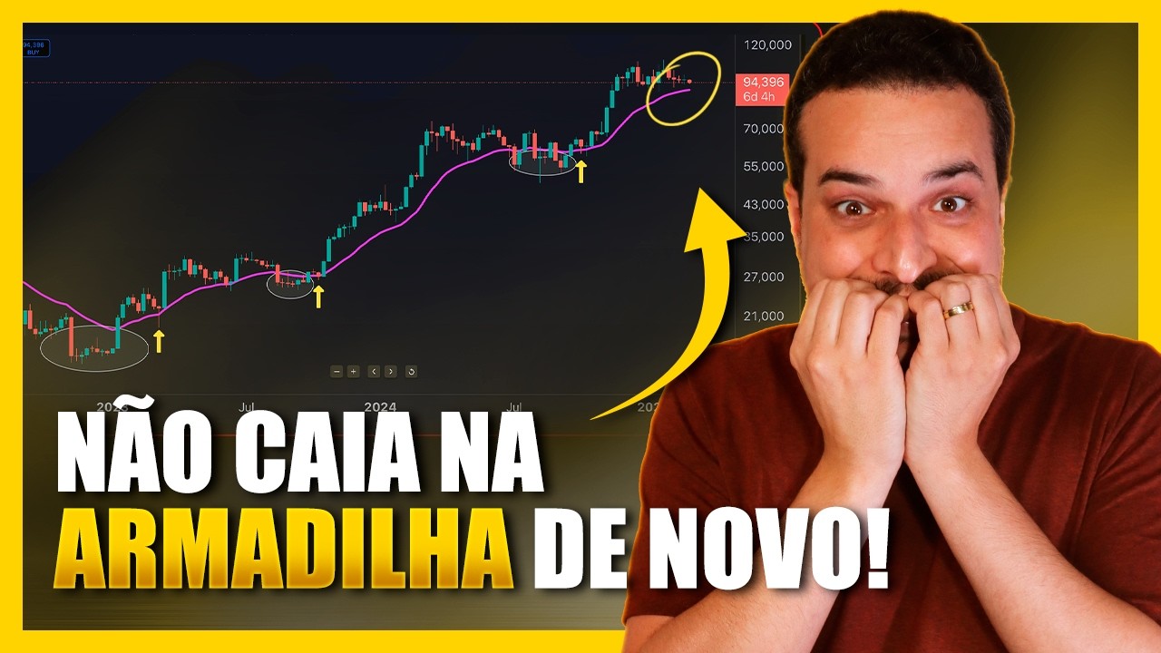 BITCOIN DESABANDO FORTE 🚨 NÃO CAIA NA ARMADILHA