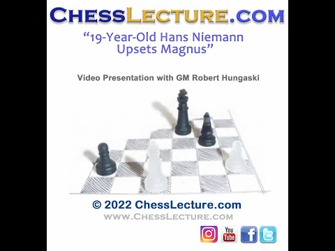 Did Hans cheat Magnus? Chess speaks for itself.  Here's the game! with GM Robert Hungaski