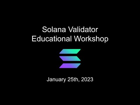 Solana Validator Education - Security Best Practices