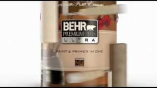 BEHR Ultra Interior - The paint and primer in one.