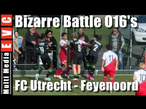 Vice kampioen FC Utrecht O16 - Kampioen Feyenoord | Bizarre Battle | 5 oktober 2024