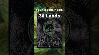 Most Players Get Their Land Count Wrong #mtg #edh #commander