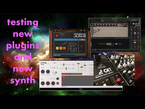 Quick new gear track ft. Klevgrand Pipa, Behringer Cat, Arturia JUN-6, AudioThing SR-88 and more...