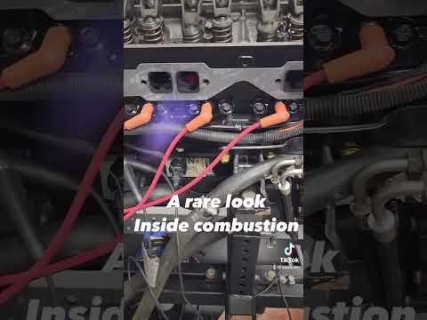 Look Inside combustion of an engine #combustion #engine #car