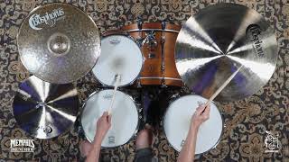 Video thumbnail for Bosphorus 21" Traditional Medium Thin Ride Cymbal - 2560g (T21RMT-1051117VV) by Memphis Drum Shop