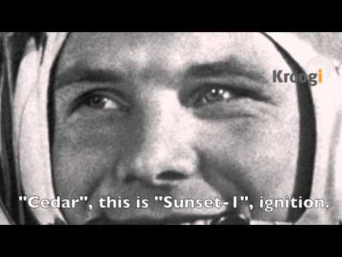 Radio communications between Yuri Gagarin, Sergei Korolev and Ground Control