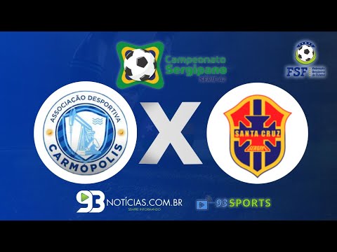 ADC Carmópolis X Santa Cruz | CAMPEONATO SERGIPANO A2 2023 #CampeonatoSergipanoA2 #Futebol #AoVivo