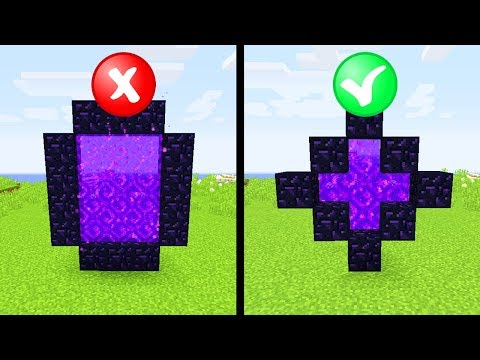 COMO FAZER O NOVO PORTAL DO NETHER NO MINECRAFT