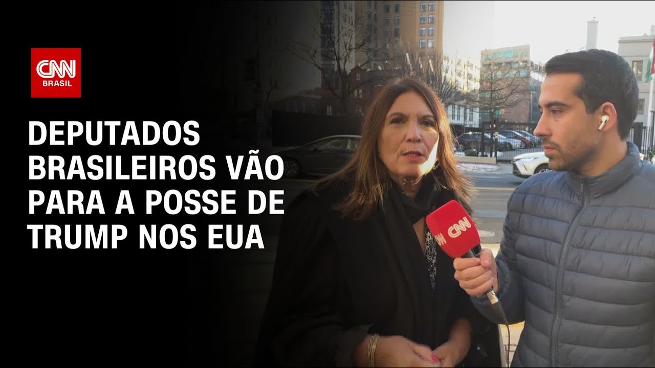 Deputados brasileiros vão para a posse de Trump nos EUA | CNN PRIME TIME