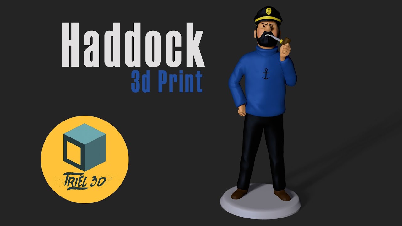 Captain haddock 3D Print Model